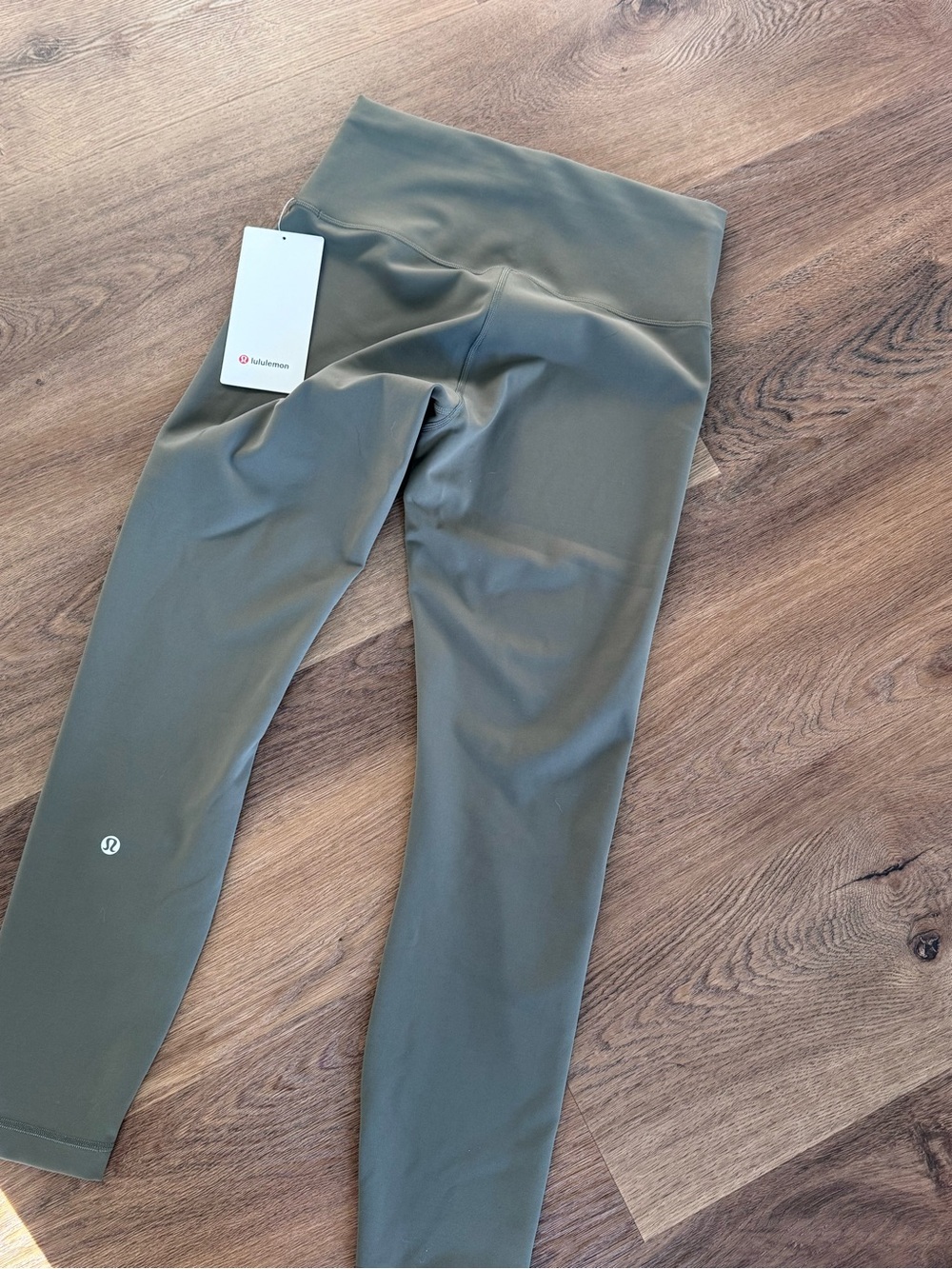 lululemon athletica Wunder Train 25" Army Green leggings